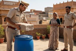 Rajasthan Crime News : पति की हत्या कर लाश नीले ड्रम में डाली लाश गलाने को डाला नमक