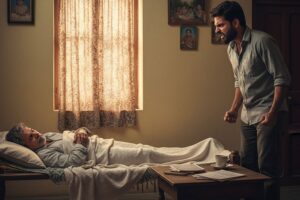 Crime Story : सोते हुए पिता के मुंह में ठूंसा कपड़ा फिर पत्थर से वार कर दी हत्या