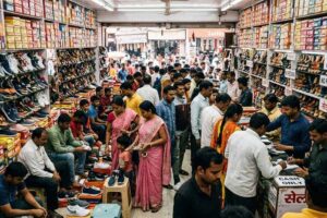 Shoes Offer: एक रुपए के जूते की सेल, बेकाबू भीड़ पर किया लाठीचार्ज