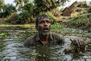 Crime Story Hindi: 5 घंटे तालाब में डूबा रहा अपराधी